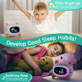 Cat Alarm Clock Digital Night Light My Wall Clock